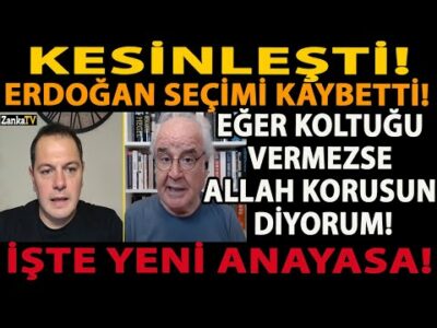 KESİNLEŞTİ! ERDOĞAN SEÇİMİ KAYBETTİ! EĞER KOLTUĞU VERMEZSE ALLAH KORUSUN DİYORUM! İŞTE YENİ ANAYASA!