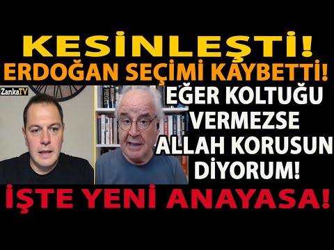 KESİNLEŞTİ! ERDOĞAN SEÇİMİ KAYBETTİ! EĞER KOLTUĞU VERMEZSE ALLAH KORUSUN DİYORUM! İŞTE YENİ ANAYASA!