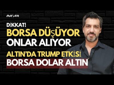 DİKKAT BORSAYI DÜŞÜRÜP ALIM YAPIYORLAR! ALTIN'DA TRUMP ETKİSİ! Emre ŞİRİN #borsa #dolar #altın