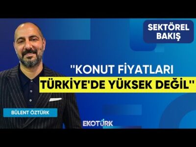 Bülent Öztürk: Konut fiyatları Türkiye'de yüksek değil | Sektörel Bakış | Lale Elmacıoğlu