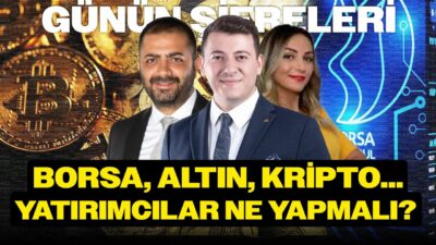 Borsa, Altın, Kripto... Yatırımcılar Ne Yapmalı? | Sinan Alçın, Kurt, Helin Çelik | Günün Şifreleri