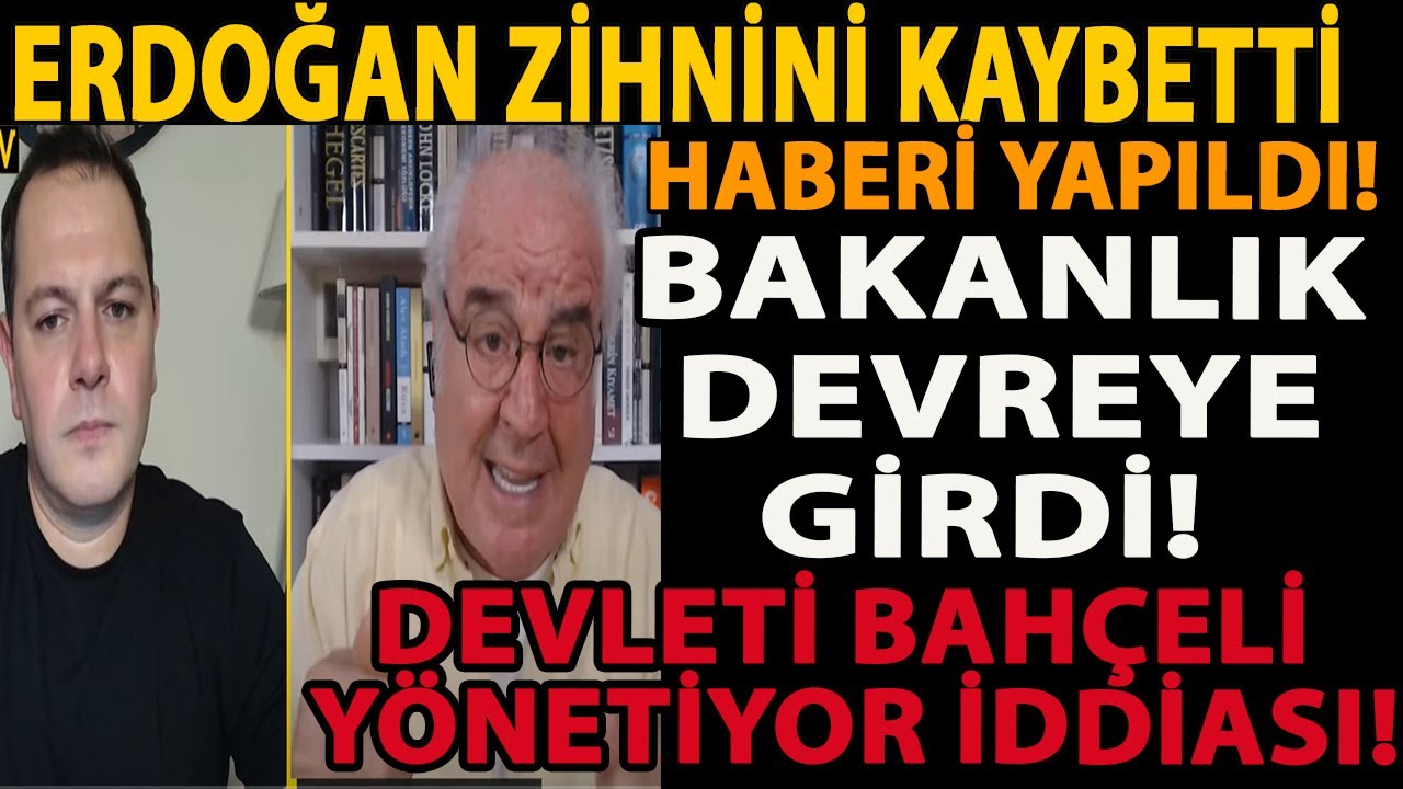 ERDOĞAN ZİHNİNİ KAYBETTİ HABERİ YAPILDI! BAKANLIK DEVREYE GİRDİ! DEVLETİ BAHÇELİ YÖNETİYOR İDDİASI!