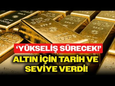 Altın Rekora Doymuyor! Yatırım Uzmanı 'YÜKSELİŞ SÜRECEK' Diyerek Seviye Verdi!