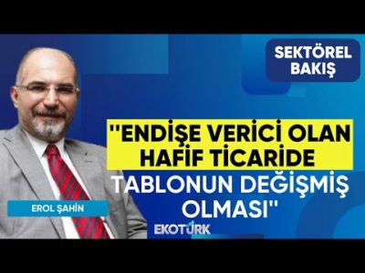 Şahin: Endişe verici olan hafif ticaride tablonun değişmiş olması | Sektörel Bakış | Lale Elmacıoğlu