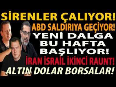 SİRENLER ÇALIYOR! ABD SALDIRIYA GEÇİYOR! YENİ DALGA BU HAFTA BAŞLIYOR! İRAN İSRAİL İKİNCİ RAUNT!
