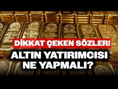 Altın Analizi: Her Düzeltme Yükselişe Taban Oluyor! Yatırım Uzmanı Anlattı!