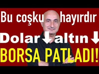 Gram altın ve dolar bir anda düştü | Coşkunun nedeni? | Borsa patladı