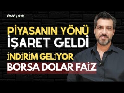 PİYASANIN YÖNÜ - İŞARET GELDİ | İNDİRİM GELİYOR | Emre ŞİRİN #borsa #faiz #dolar #altın