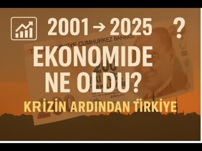 2001’den 2025’e Türkiye Ekonomisi: Kriz, Reform, Büyüme ve Dönüşüm