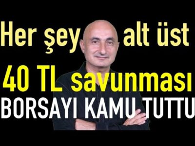 Her şey alt üst | 40 TL savunması | Altın zirvede | Ziraat Yatırım sağolsun!