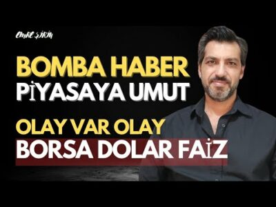 BU HABER BOMBA! PİYASAYA UMUT! Emre ŞİRİN #borsa #dolar #altın