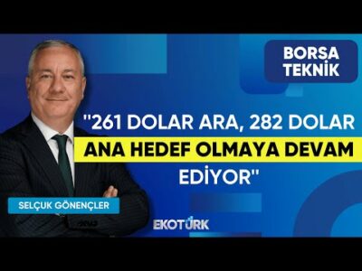 Gönençler: 261 dolar ara, 282 dolar ana hedef olmaya devam ediyor | Perihan Tantuğ | Borsa Teknik