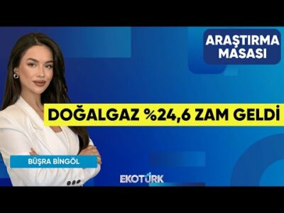 Doğalgaz %24,6 Zam Geldi | Büşra Bingöl | Tuğba Özay | Araştırma Masası