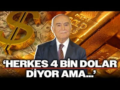 Herkes '4 BİN DOLAR' Diyor Ama... Mehmet Ali Yıldırımtürk'ten Altın Analizi!