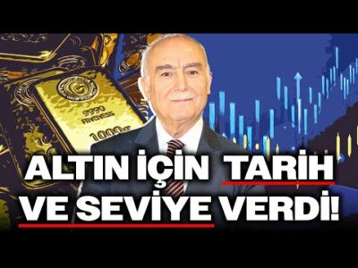 Altın Yatırımcıları Bu Sözlere Dikkat: Mehmet Ali Yıldırımtürk Tarih ve Seviye Verdi!