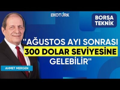 Ahmet Mergen: Ağustos ayı sonrası 300 dolar seviyesine gelebilir | Perihan Tantuğ | Borsa Teknik