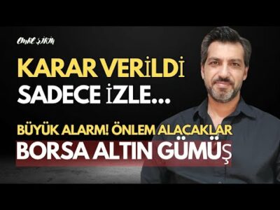 KARAR VERİLDİ! SADECE İZLE | Emre ŞİRİN #borsa #altın #gümüş