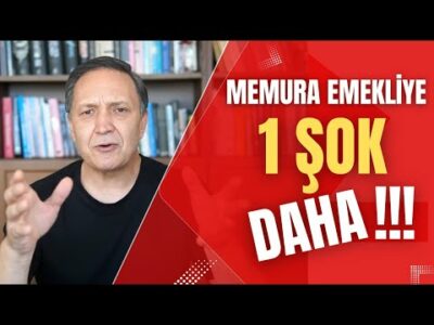 Memura emekliye hatta asgari ücretliye bir şok daha
