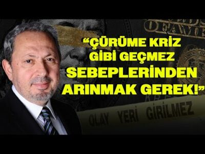 “BİZİMKİ KRİZ DEĞİL, ÇÜRÜME!” Dr. Şeref Oğuz’dan Gündem Olacak Ekonomi Yorumu!