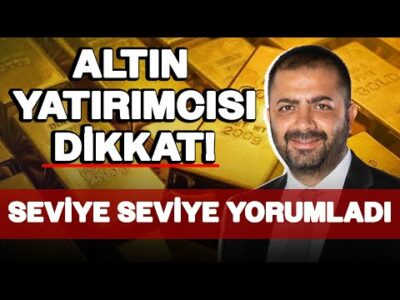 "RİSK OLDUĞU SÜRECE..." Prof. Dr. Sinan Alçın'dan Seviye Seviye Altın Yorumu