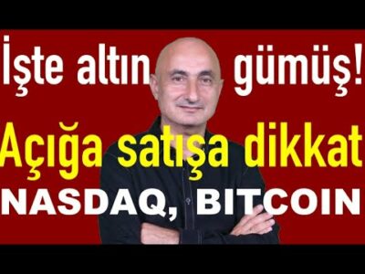 Gram altında çok iyi getiri | Gümüş daha da iyi | Borsada açığa satışa dikkat