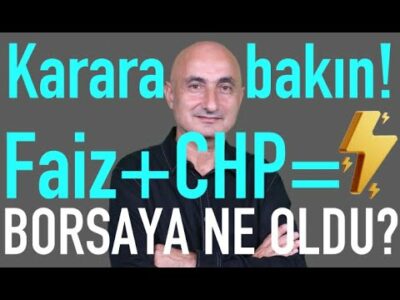 Faiz kararına bakın! | Dövize yönelim | Borsaya ne oldu öyle?