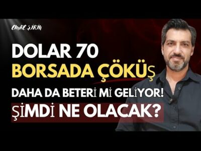 SİSTEM ÇÖKTÜ!!! DOLAR 70, BORSADA ÇÖKÜŞ, YATIRIMCI YOK! Emre ŞİRİN #borsa #dolar #altın