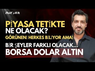 PİYASA TETİKTE! NE OLACAK? BORSA, DOLAR VE ALTIN DAVAYI BEKLİYOR | Emre ŞİRİN #borsa #dolar #altın