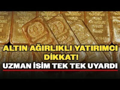 Uzman İsim UYARDI! Portföylerde Ne Kadar Altın Bulundurulmalı?