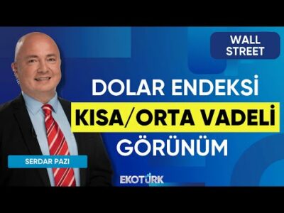 Dolar Endeksi Kısa/Orta Vadeli Görünüm | Wall Street | Kudret Ayyıldır | Serdar Pazı