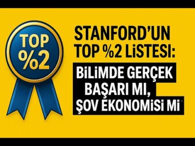 Stanford’un Top %2 Listesi: Bilimde Gerçek Başarı mı, Şov Ekonomisi mi?