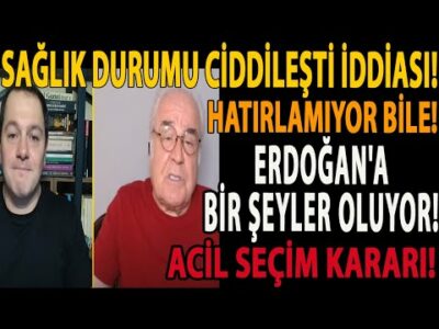 SAĞLIK DURUMU CİDDİLEŞTİ İDDİASI! ERDOĞAN'A BİR ŞEYLER OLUYOR! ACİL SEÇİM KARARI! HATIRLAMIYOR BİLE!