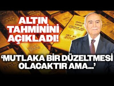 Mehmet Ali Yıldırımtürk YIL SONU ALTIN TAHMİNİNİ Açıkladı!