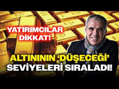 Altın Düşmeye Devam Edecek mi? '4 BİNİN ALTINI GÖRECEĞİZ' Ekonomist Ali Ağaoğlu Anlattı