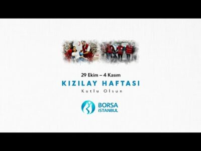 29 Ekim - 4 Kasım Kızılay Haftası Kutlu olsun