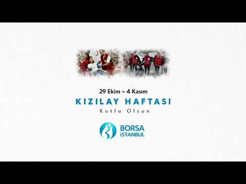 29 Ekim - 4 Kasım Kızılay Haftası Kutlu olsun