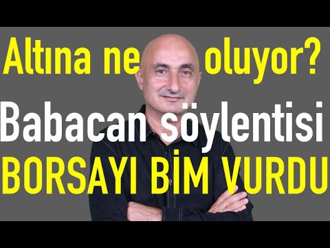 Altına ne oluyor? | Ali Babacan söylentisi | Borsayı BİM vurdu