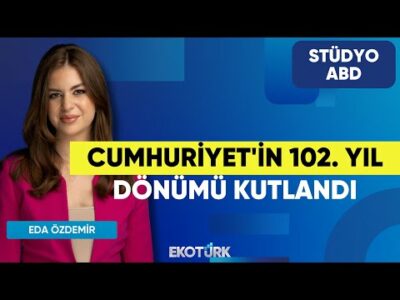 Cumhuriyet'in 102. Yıl Dönümü Kutlandı | Stüdyo ABD | Anıl Sural | Eda Özdemir