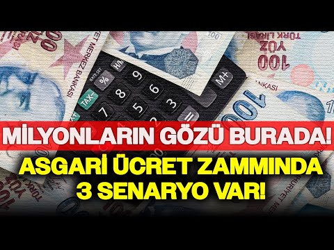 Asgari Ücret Zammı İçin 3 Senaryo Masada: MİLYONLARIN GÖZÜ BURADA!