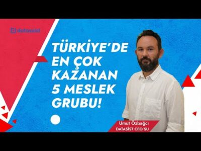 Datassist MR Bülteni: Türkiye’de En Çok Kazanan 5 Meslek Grubu