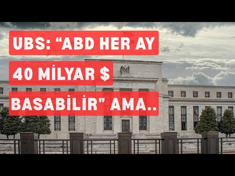 ABD Her Ay 40 Milyar Dolar Basabilir