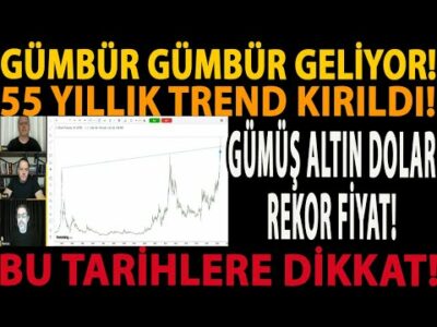 GÜMBÜR GÜMBÜR GELİYOR! 55 YILLIK TREND KIRILDI! GÜMÜŞ ALTIN DOLAR REKOR FİYAT! BU TARİHLERE DİKKAT!