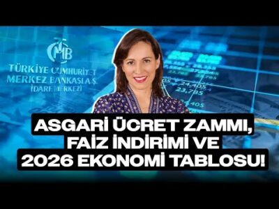 Asgari Ücret Zammı, Faiz İndirimi ve 2026 Ekonomi Tablosu! Eski IMF Ekonomisti Dr. Aydın Anlattı