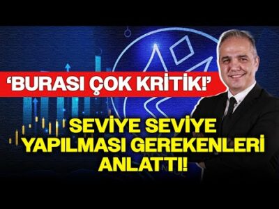 Dr. Nuri Sevgen Borsa Grafiğinde Anlattı: SEVİYE SEVİYE 'TAKTİK' VERDİ!