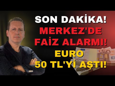 MERKEZ BANKASI FAİZİ İNDİRDİKTEN SONRA OLANLAR OLDU! EURO 50 TL HAYIRLI OLSUN