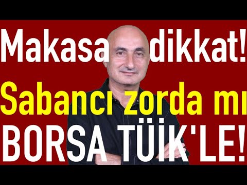 Altında makasa dikkat! | Sabancı zorda mı | Borsa TÜİK'le | Nasdaq'ta Oracle korkusu!