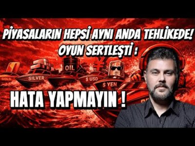 PİYASALARIN HEPSİ AYNI ANDA TEHLİKEDE! OYUN SERTLEŞTİ: HATA YAPMAYIN! | MURAT MURATOĞLU
