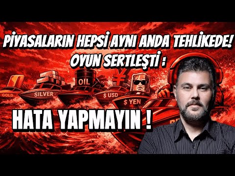 PİYASALARIN HEPSİ AYNI ANDA TEHLİKEDE! OYUN SERTLEŞTİ: HATA YAPMAYIN! | MURAT MURATOĞLU