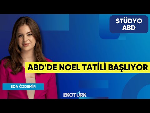ABD'de Noel Tatili Başlıyor | Anıl Sural | Eda Özdemir | Stüdyo ABD