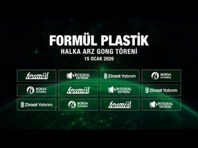 "Formül Plastik" Halka Arz Gong Töreni